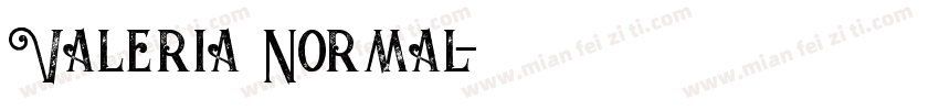 Valeria Normal字体转换